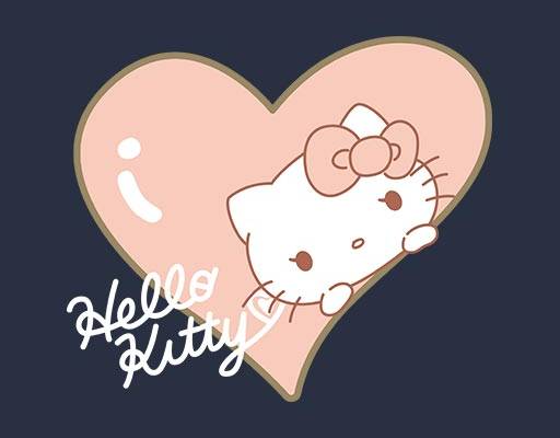 可爱卡通猫咪矢量爱心矢量hello kitty猫头像矢量简约卡通矢量