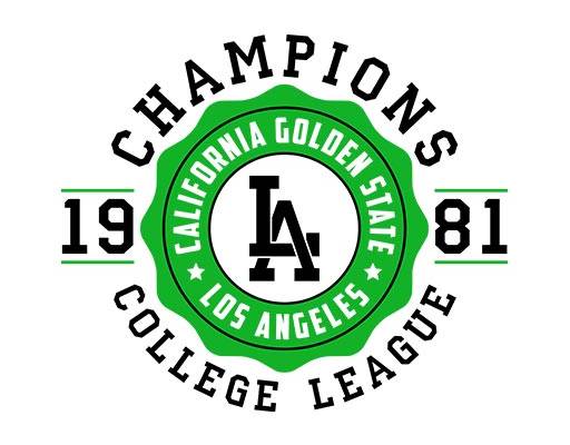 英文字母卡通图案简约文字图案LA英文字母圆形卡通图案