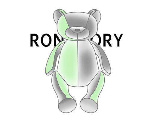 卡通彩色小熊可爱卡通动物英文字母卡通立体小熊图案简笔画小熊