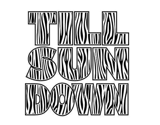 英文字母图案斑马纹理文字简约文字图案