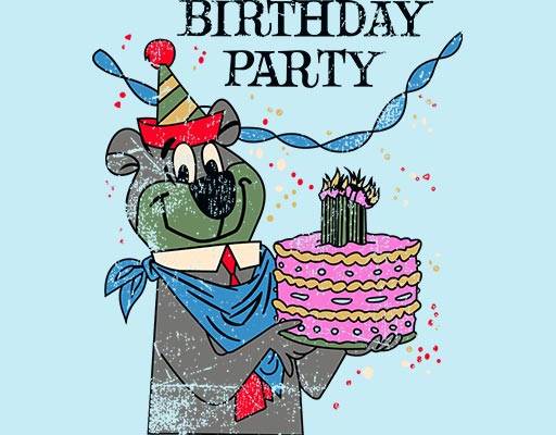 卡通动物图案生日蛋糕卡通小熊破碎小熊派对卡通动物