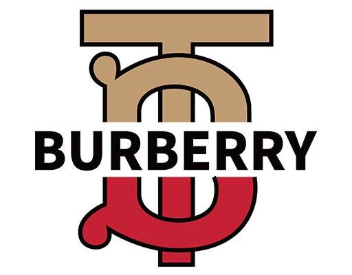 巴宝莉矢量TB英文字母矢量burberry英文字母矢量