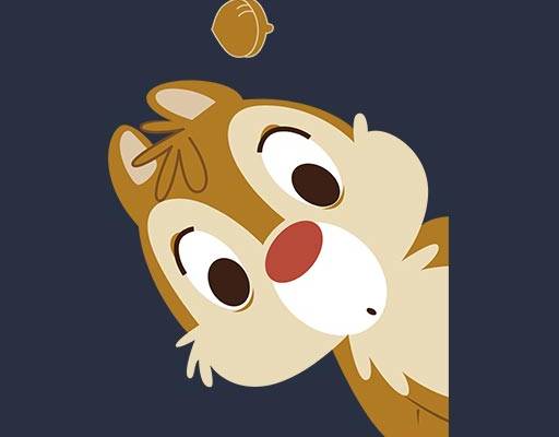 卡通松鼠矢量手绘简笔卡通动物矢量松子矢量情侣装矢量图案