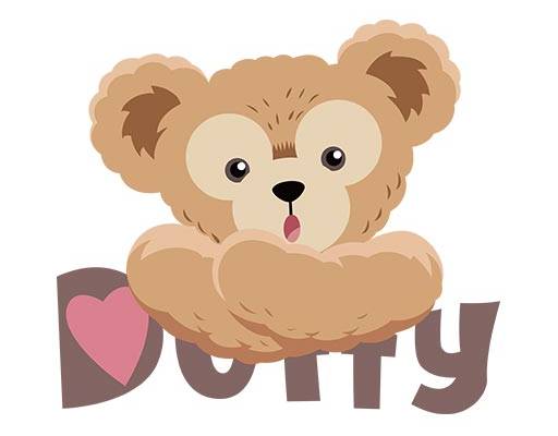 卡通小熊矢量星辰戴璐卡通熊矢量可爱小熊头像矢量英文字母矢量