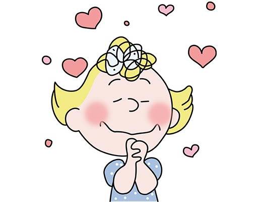 史努比卡通小女孩矢量可爱卡通人物矢量小女孩简笔画矢量