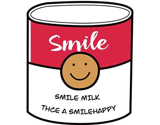 罐头矢量图案卡通笑脸矢量英文字母矢量smile矢量易拉罐简笔画矢量