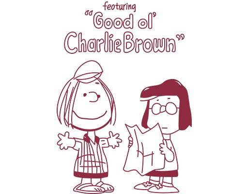 露西·潘贝鲁特史努比卡通女孩矢量看报纸的女孩矢量英文字母矢量手绘卡通女孩