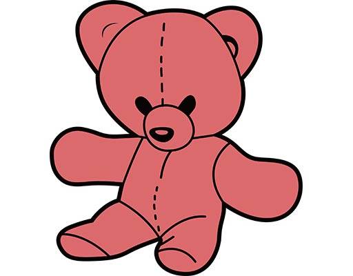 卡通小熊矢量可爱卡通动物矢量简笔熊矢量小熊剪影矢量小熊玩具矢量