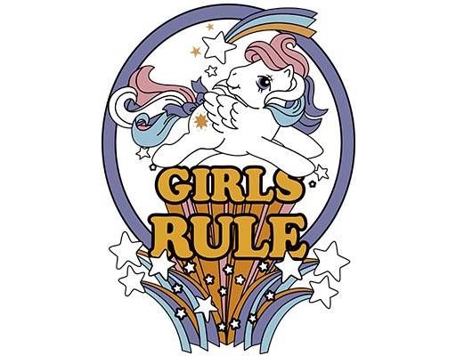 小马宝莉矢量卡通可爱动物矢量飞马矢量girls rule英文字母矢量五角星矢量卡通马矢量