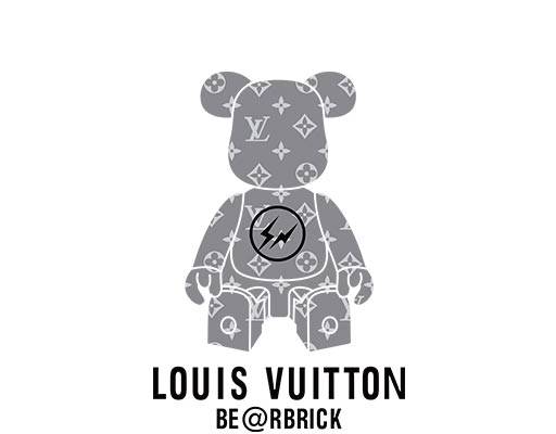 卡通小熊矢量lv英文字母矢量线条小熊路易威登LOUIS VUITTON小熊矢量