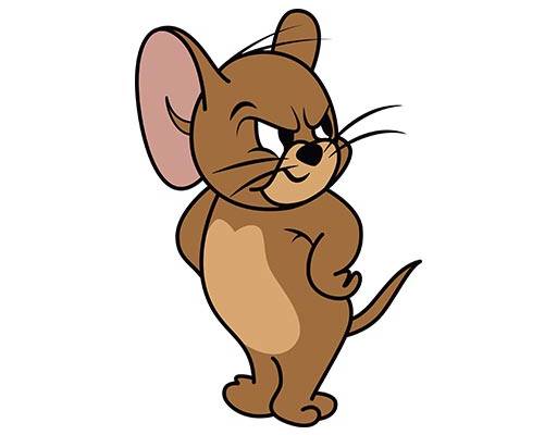 卡通老鼠矢量杰瑞卡通矢量可爱卡通动物矢量生气的杰瑞jerry猫和老鼠卡通