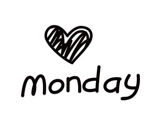 手绘爱心矢量英文字母矢量monday英文字母简笔爱心图案
