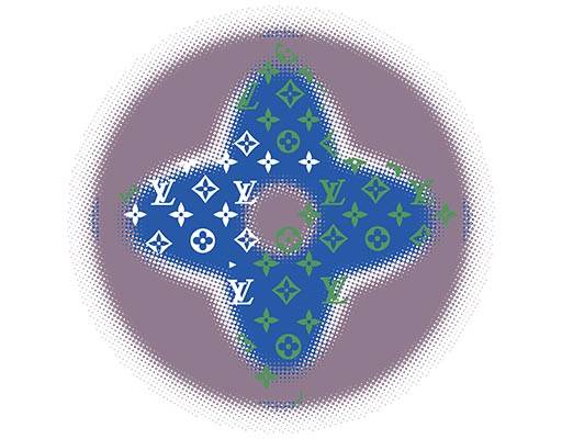 LV标志矢量网点圆形矢量路易威登LOUIS VUITTON标志矢量