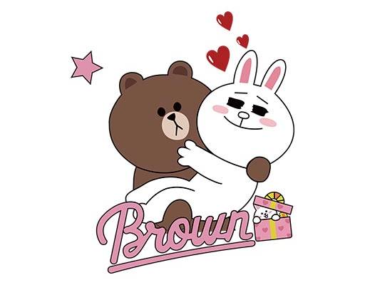 卡通小熊矢量布朗熊矢量图案卡通兔子矢量英文字母动画片矢量图案棕色熊