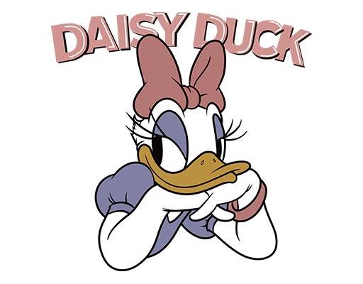 卡通唐老鸭矢量迪士尼动画矢量daisy  duck 矢量英文字母矢量卡通鸭子可爱鸭子
