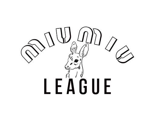 卡通小鹿矢量英文字母MIUMIU矢量可爱小鹿剪影矢量手绘鹿头像