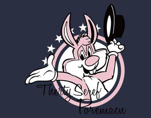 卡通兔子矢量粉色兔子矢量戴帽子的兔子矢量可爱卡通兔子圆形矢量