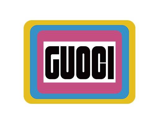 gucci方形矢量图案英文字母卡通矢量gucci矢量图案彩色圆形矢量