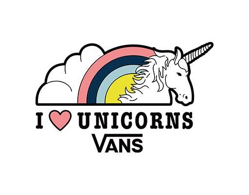 独角兽矢量英文字母矢量彩虹图案云朵矢量vans万斯卡通图案