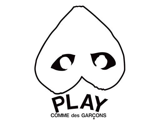 川久保玲logo矢量play图案comme des garcons爱心眼睛图案