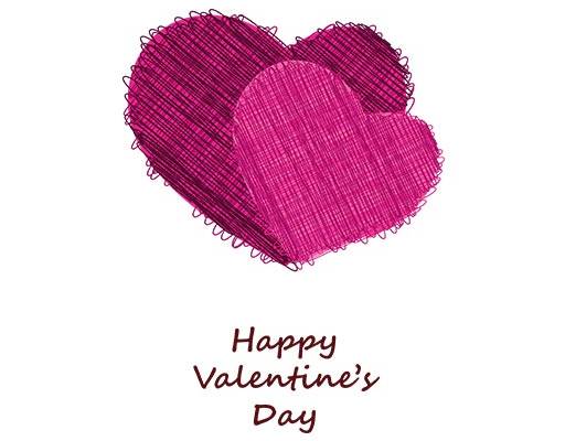 爱心矢量红色爱心两颗爱心英文字母矢量图案手绘心形心涂鸦图案