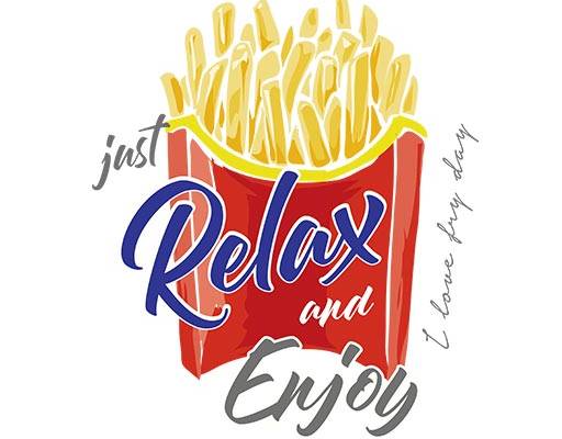 薯条矢量图案食物图案relax薯条食品图案