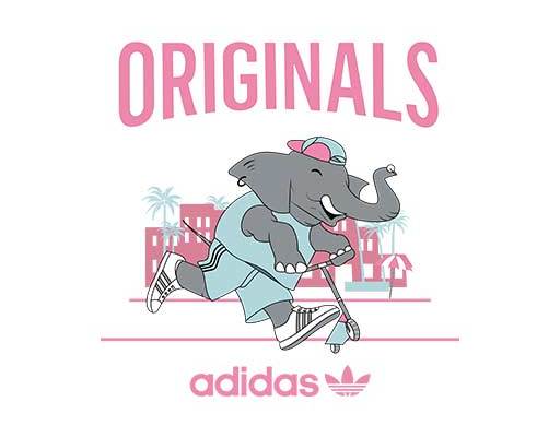 简笔画大象矢量奔跑的大象卡通大象英文字母图案