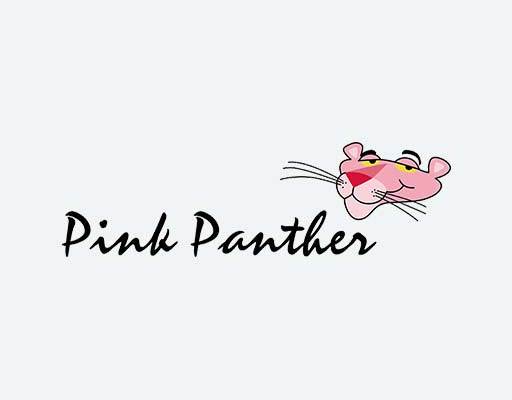 粉红豹矢量卡通动物矢量英文字母矢量豹子矢量卡通pink panther粉红豹头像