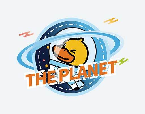 卡通鸭子矢量小黄鸭矢量卡通鸭子头像矢量星球卡通矢量英文字母矢量卡通动物