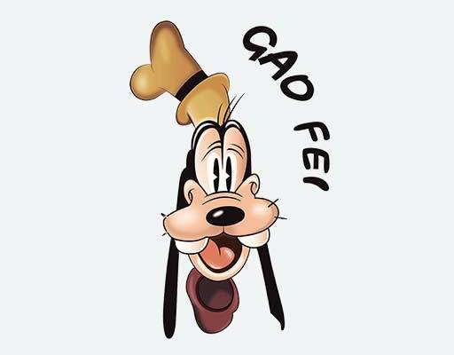 迪士尼卡通动画矢量高飞狗头像矢量A Goofy Movie动画片矢量动物