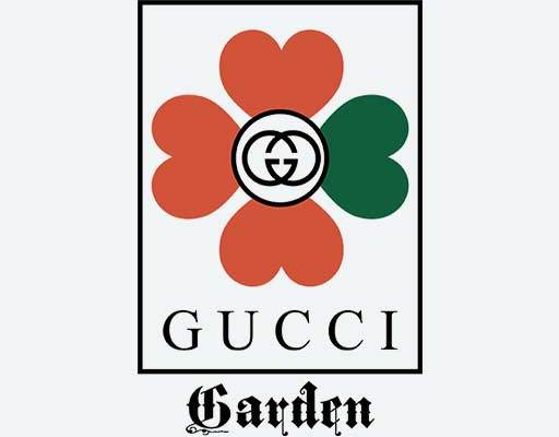 gucci矢量素材古驰图案印花花朵矢量欧美品牌logo矢量素材