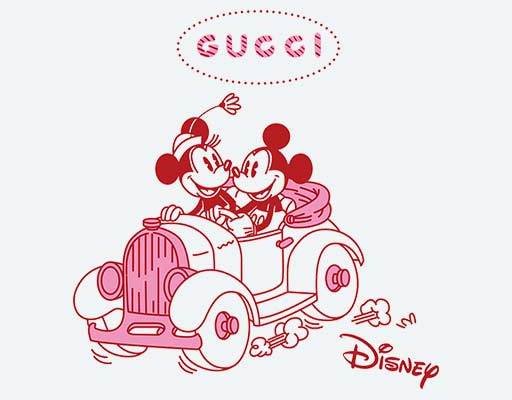 迪士尼卡通图案米奇老鼠矢量gucci古驰矢量图案disney图案米奇米妮