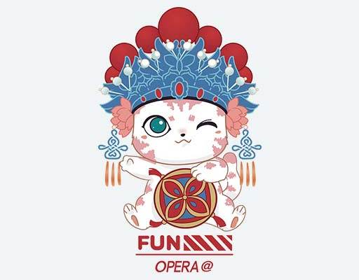 卡通猫咪矢量京剧猫咪矢量戏剧猫咪戴帽子的猫咪矢量可爱卡通动物矢量