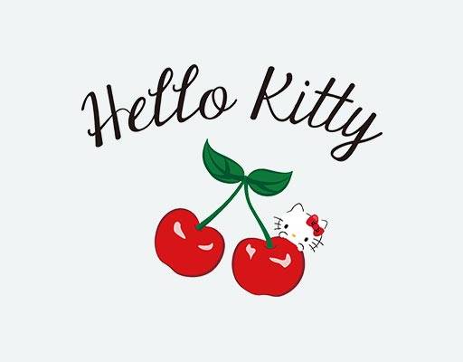 樱桃hello kitty矢量英文字母矢量可爱卡通水果卡通英文字母