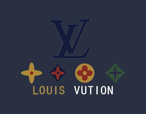 LV标志矢量路易威登LOUIS VUITTON图案英文字母花朵矢