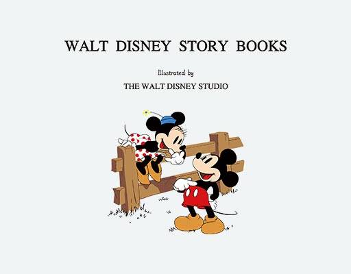 卡通米奇米妮矢量迪士尼动画图案英文字母矢量卡通可爱卡通动物