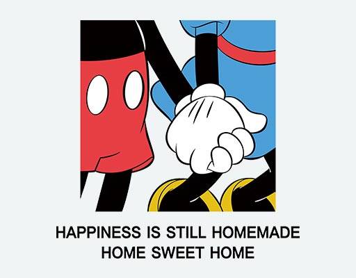 手牵手米奇矢量英文字母矢量卡通动画片米奇米妮矢量卡通