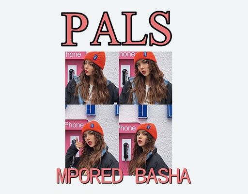 女孩头像英文字母矢量女孩照片戴帽子的女孩时尚女冬季女孩pals文字