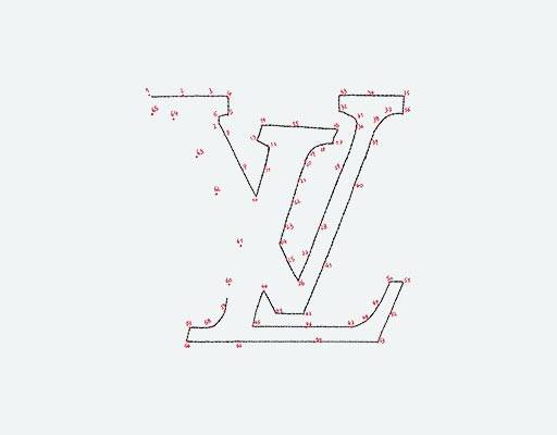 LV英文字母矢量数字图案防锈花矢量图案LV线条字母