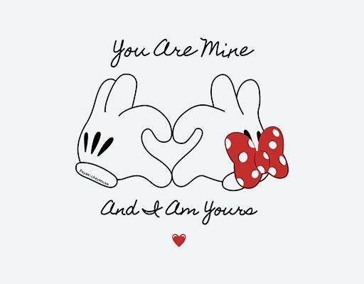 米妮手指矢量卡通迪士尼米妮手套矢量蝴蝶结矢量mini矢量英文字母矢量爱心