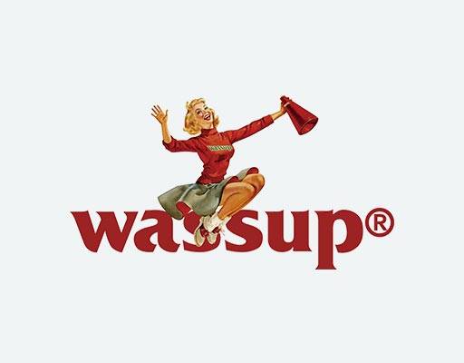 wassup矢量图案女孩矢量欧美人物矢量品牌图案矢量复古人物图案复古女孩
