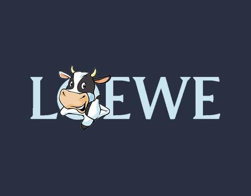 LOEWE罗意威卡通动物矢量英文字母矢量图案牛年矢量图案
