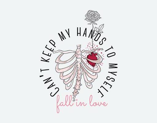 骷颅矢量图案心脏手绘图案鲜花矢量手绘骨头英文字母矢量