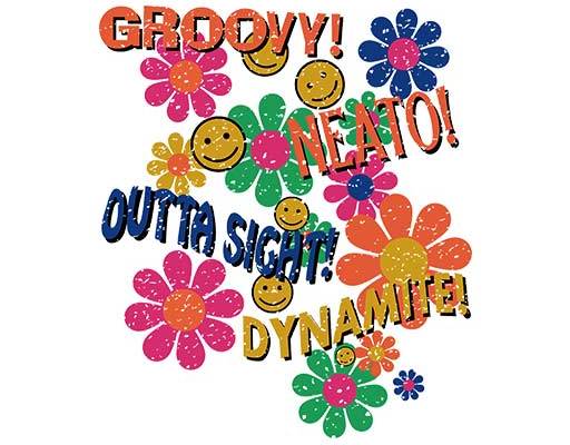 破碎花朵矢量花瓣图案微笑表情矢量数字字母矢量