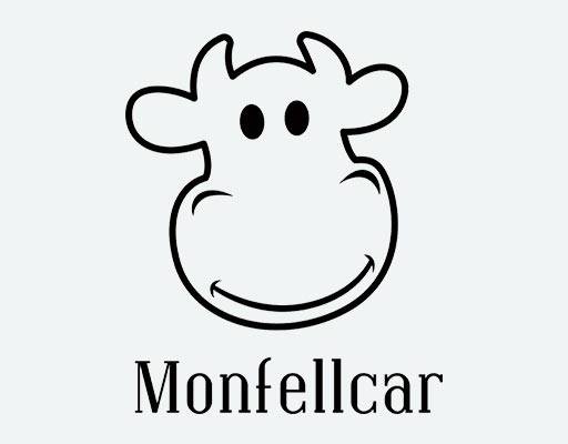 卡头牛头矢量英文字母矢量手绘卡通动物矢量简笔牛图案