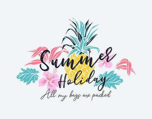 手绘水果矢量手写英文字母矢量花朵植物矢量