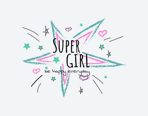 手绘五角星矢量涂鸦五角星手写英文字母矢量