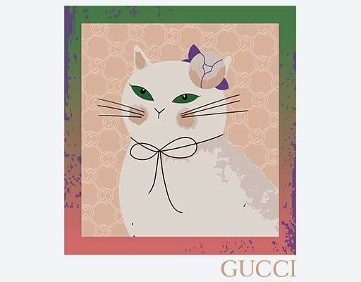 卡通猫咪矢量手绘卡通动物英文字母矢量简笔卡通动物猫头像