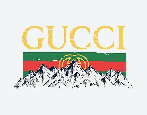 卡通山峰矢量破碎英文字母矢量山峰剪影矢量