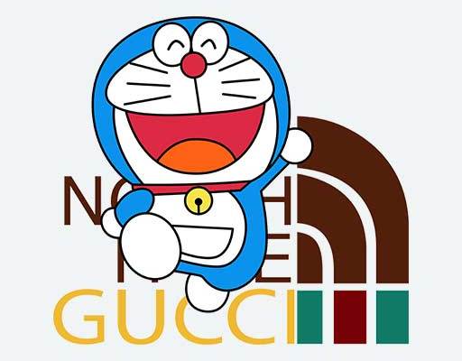 卡通哆啦梦矢量英文字母矢量日本动画片矢量